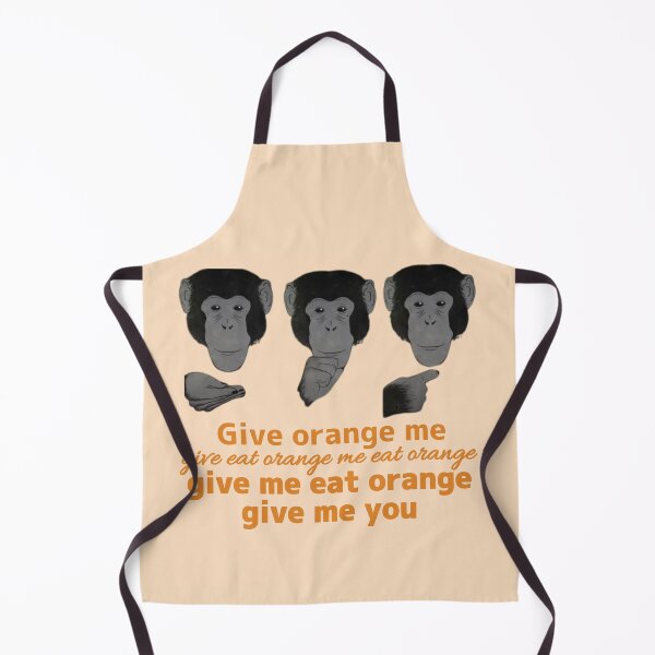 Item preview, Monkey's Longest Sign Language Sentence designed and sold by JavaDraws.