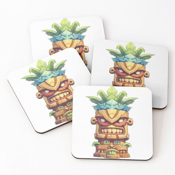 Item preview, A design of a Tiki inspired by Maori culture designed and sold by ColorDesign38.