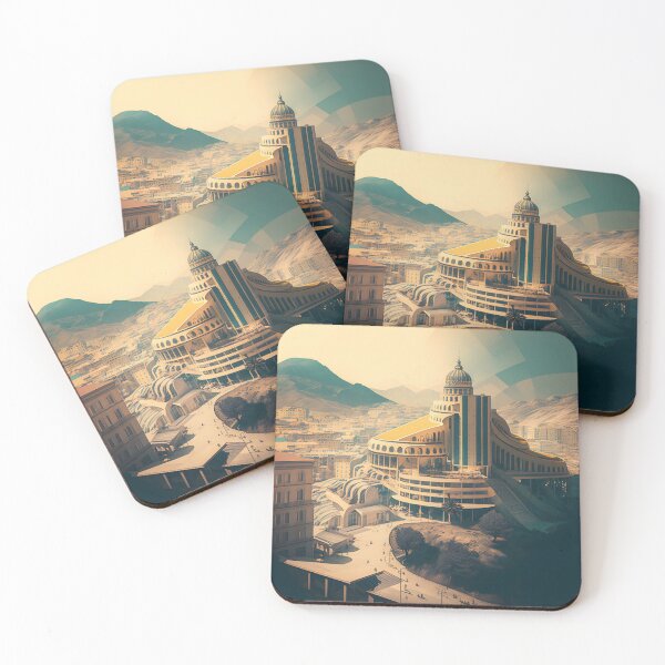 Item preview, Tbilisi in futurism style 6 designed and sold by giggles-omg.