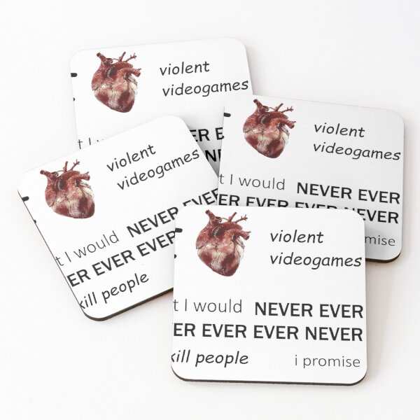 Item preview, i heart violent videogames designed and sold by LunaticSylveon.