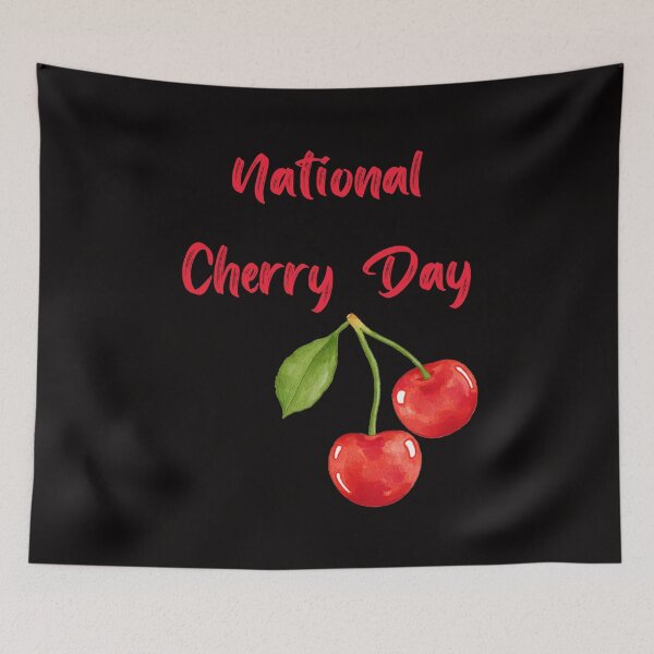 Artikelvorschau, Happy National Cherry Day entworfen und verkauft von Simo0455.