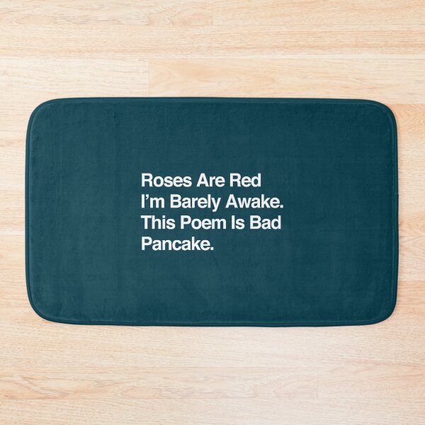 Item preview, roses are red pancake bad poem valentines graphic designed and sold by CristinScully.