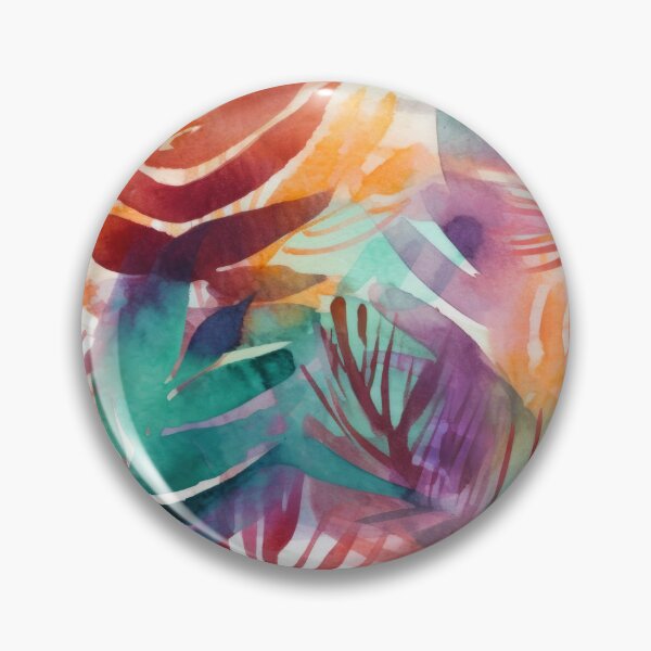 Item preview, Expressive Watercolor Tropical Leaves Floral Patterns designed and sold by Wonder Of Light.