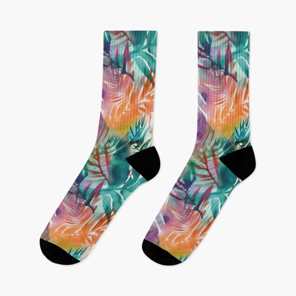 Item preview, Expressive Watercolor Tropical Leaves Floral Patterns designed and sold by Wonder Of Light.