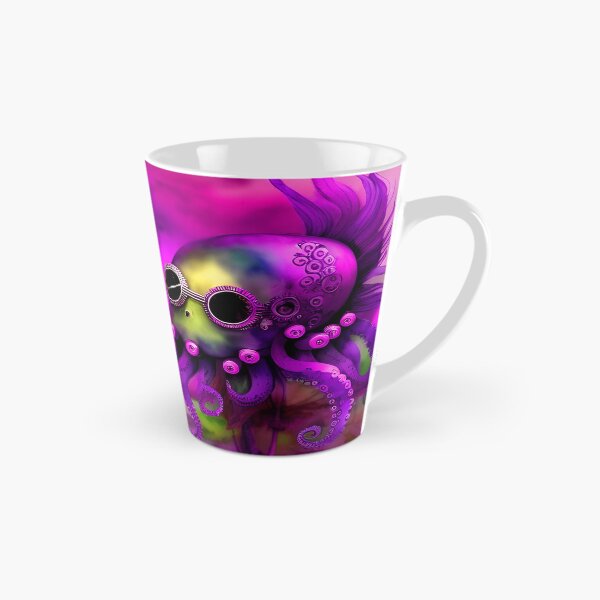 Item preview, Steampunk Octopus Retrofuturism - Lilac and Pink Cephalopod - AI Generated Art 2 of 8 designed and sold by Beachy.