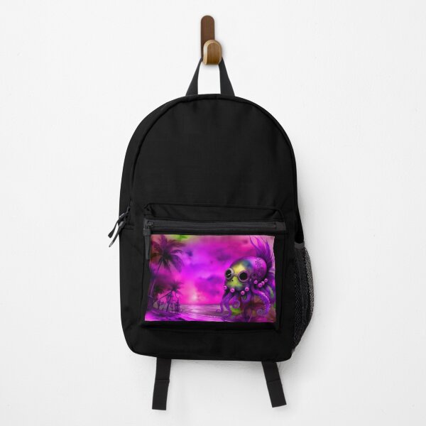 Item preview, Steampunk Octopus Retrofuturism - Lilac and Pink Cephalopod - AI Generated Art 2 of 8 designed and sold by Beachy.