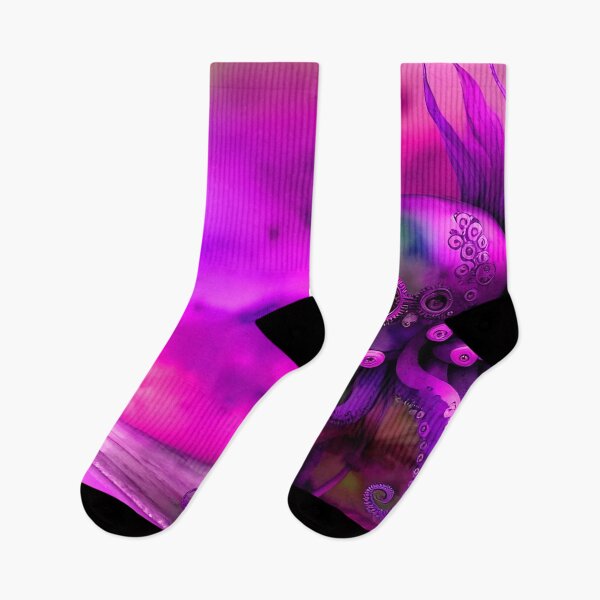 Item preview, Steampunk Octopus Retrofuturism - Lilac and Pink Cephalopod - AI Generated Art 2 of 8 designed and sold by Beachy.