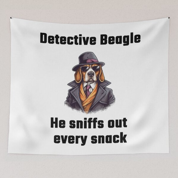 Item preview, Detective Beagle Sniff Out Every Snack designed and sold by Dog Lover.