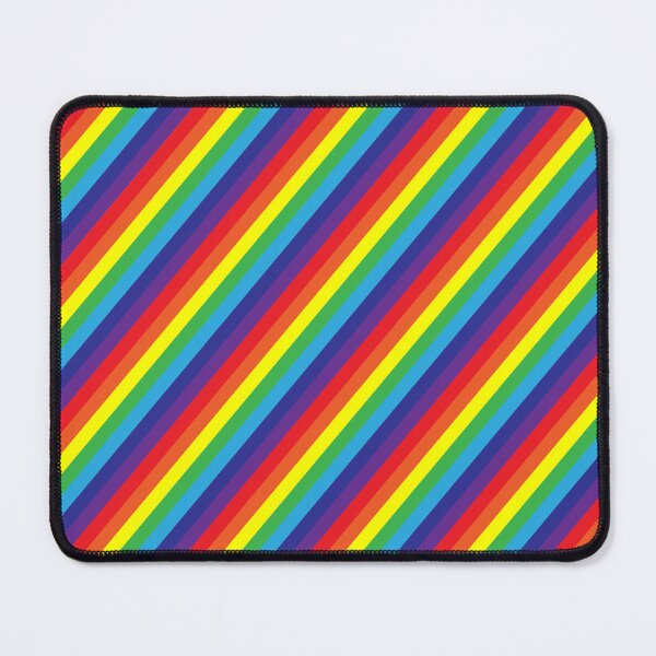 Item preview, Diagonally Striped Rainbow Pride Flag designed and sold by ontrendshirts.
