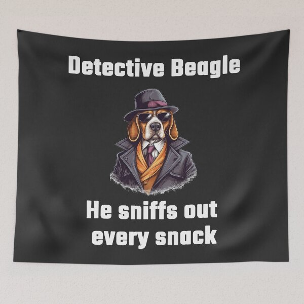 Item preview, Copy of Detective Beagle Sniff Out Every Snack designed and sold by Dog Lover.