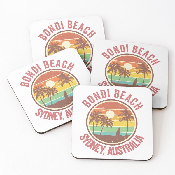 Item preview, Retro Bondi Beach Sydney Australia Sunset designed and sold by hamlinthora1.