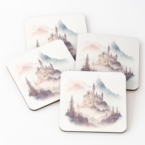 Item preview, Beautiful Fantasy castle  designed and sold by SimpleWallArt.