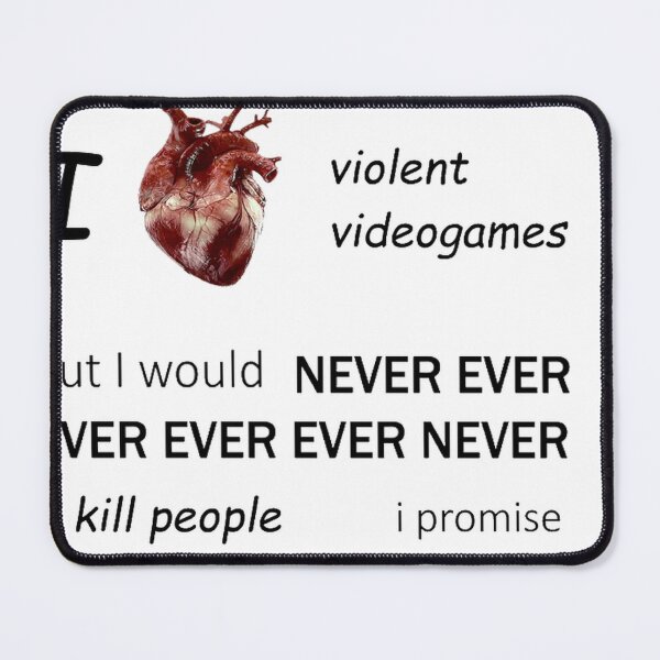 Item preview, i heart violent videogames designed and sold by LunaticSylveon.