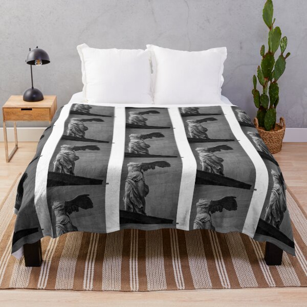 Item preview, Winged Victory of Samothrace Black and White designed and sold by SocietStyleShop.