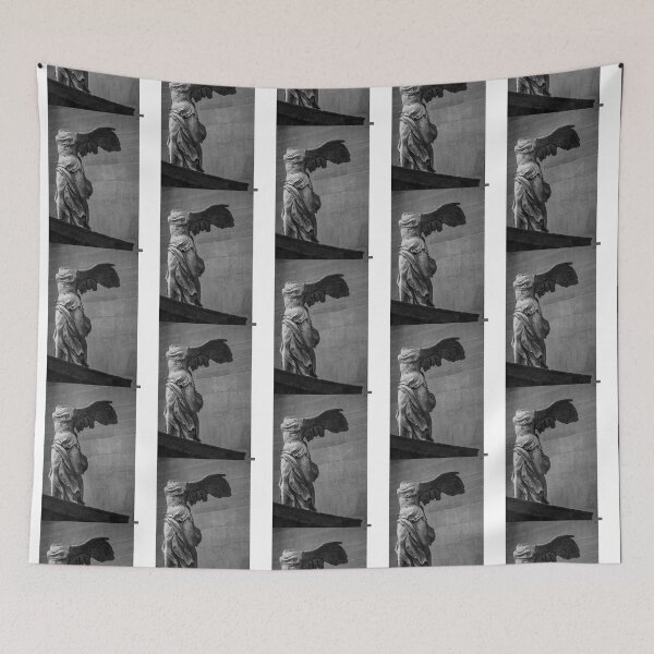 Item preview, Winged Victory of Samothrace Black and White designed and sold by SocietStyleShop.