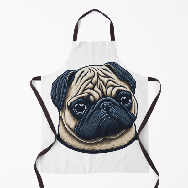 Item preview, Realistic Vector Pug designed and sold by 5dward.