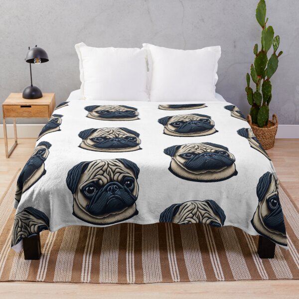 Item preview, Realistic Vector Pug designed and sold by 5dward.