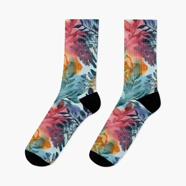 Item preview, Expressive Watercolor Tropical Leaves Floral Patterns designed and sold by Wonder Of Light.