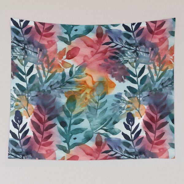 Item preview, Expressive Watercolor Tropical Leaves Floral Patterns designed and sold by Wonder Of Light.