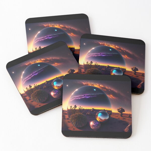 Item preview, Exoplanet Kepler-90Y sureal, fictional, colorful. designed and sold by ArtCreator2023.