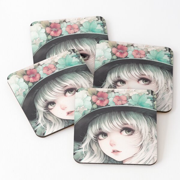 Item preview, Victorian Inspired Big Eyed Girl In a Hat - #6 designed and sold by Cindy Sowers.