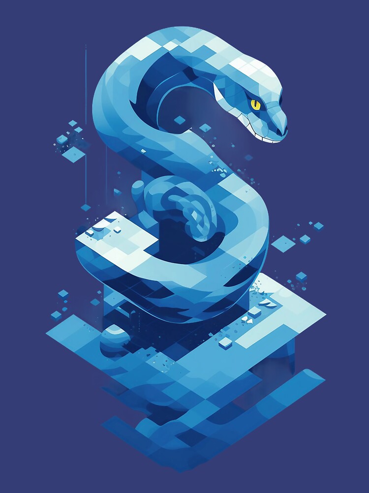 Google Snake Pixel Game Essential T-Shirt for Sale by berrylemon