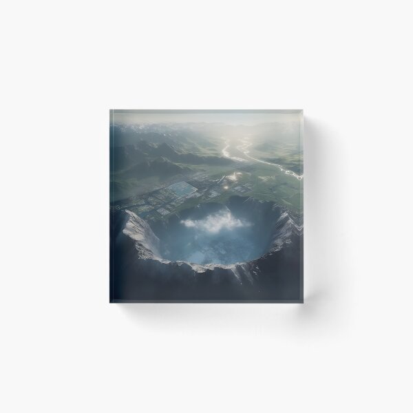 Item preview, Concave Earth: A Captivating Digital Art designed and sold by TheBlackPixelCo.