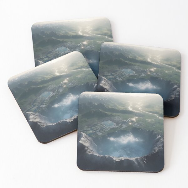 Item preview, Concave Earth: A Captivating Digital Art designed and sold by TheBlackPixelCo.