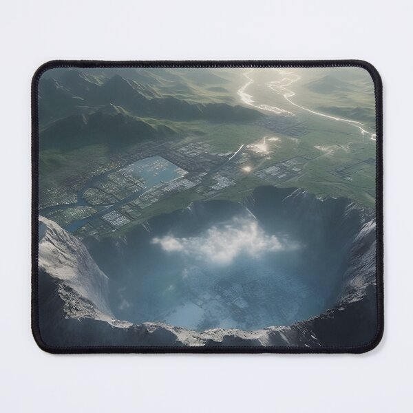 Item preview, Concave Earth: A Captivating Digital Art designed and sold by TheBlackPixelCo.