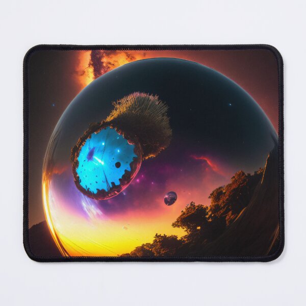 Item preview, Exoplanet Kepler-90Z sureal, fictional, colorful. designed and sold by ArtCreator2023.