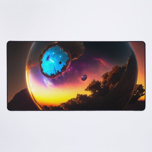 Item preview, Exoplanet Kepler-90Z sureal, fictional, colorful. designed and sold by ArtCreator2023.