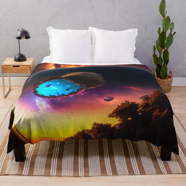Item preview, Exoplanet Kepler-90Z sureal, fictional, colorful. designed and sold by ArtCreator2023.