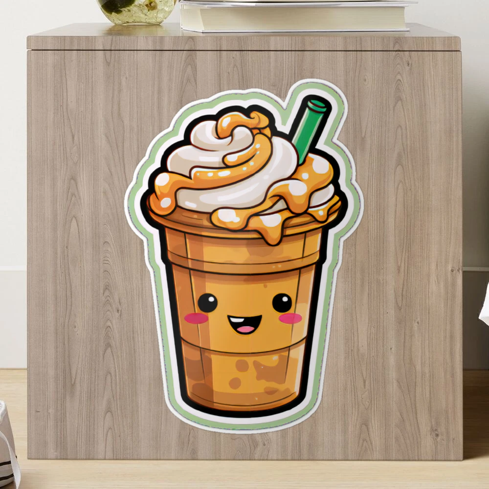 Cute Kawaii Iced Coffee Sticker for Sale by LineFriend