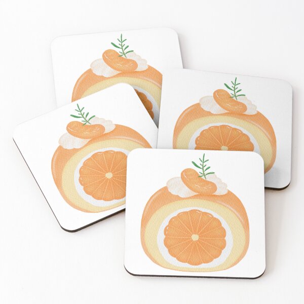 Item preview, Orange Roll Cake : Watercolor  designed and sold by MyYooPIG.