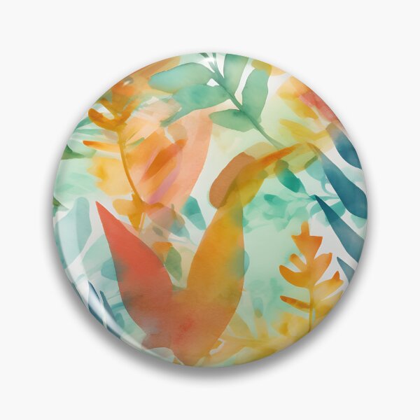 Item preview, Expressive Watercolor Tropical Leaves Floral Patterns designed and sold by Wonder Of Light.