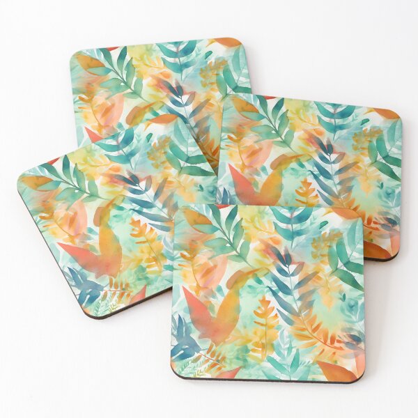 Item preview, Expressive Watercolor Tropical Leaves Floral Patterns designed and sold by Wonder Of Light.
