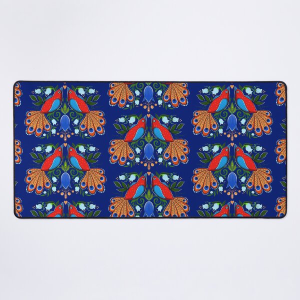 Item preview, folk birds and flowers, lilies of the valley designed and sold by Hennagirl.