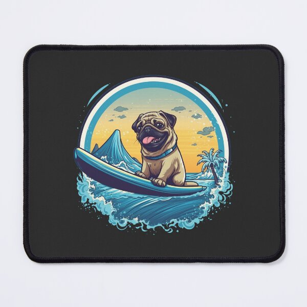 Item preview, Pug Surfer designed and sold by Dog Lover.