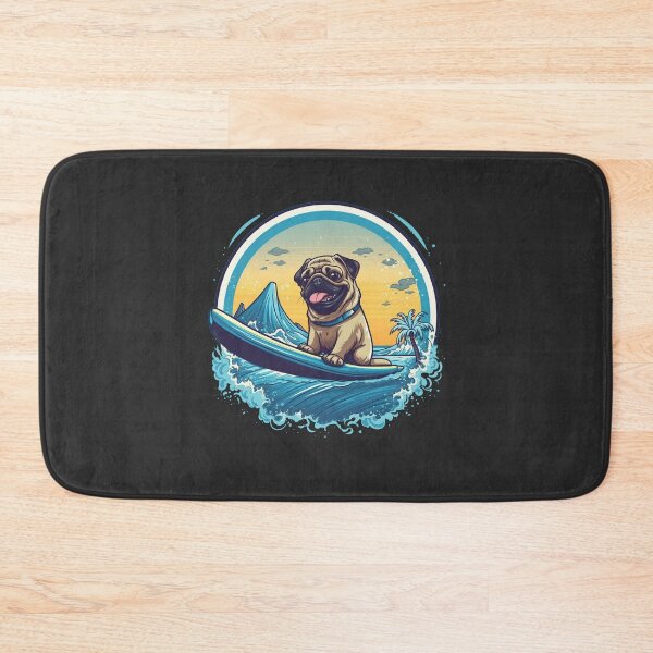 Item preview, Pug Surfer designed and sold by Dog Lover.