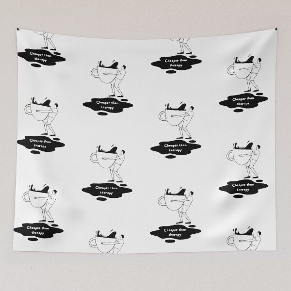Item preview, Coffee Cheaper Than Therapy designed and sold by LivingTheDream7.