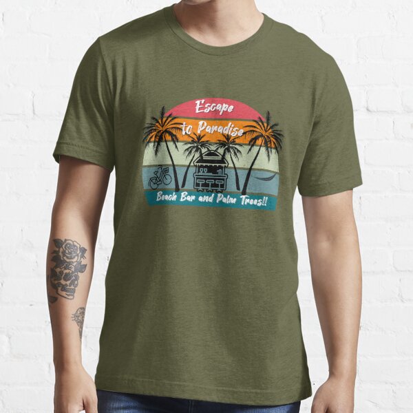 Redbubble for T- and to by Sale Bar Essential pixcoscape Beach Summer Shirt Escape | Palm - Tee Trees!!\
