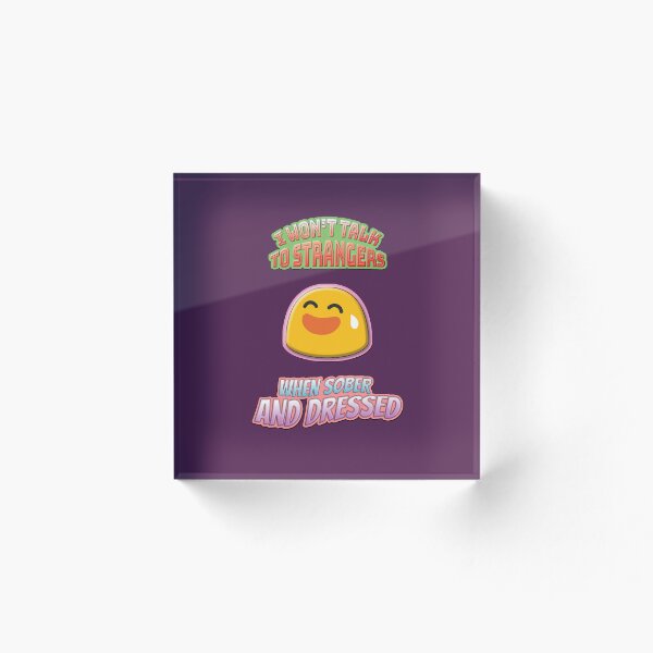 Artikelvorschau, ICH WERDE NICHT MIT FREMDEN REDEN... – Freches Emoji entworfen und verkauft von PelucheRecords.