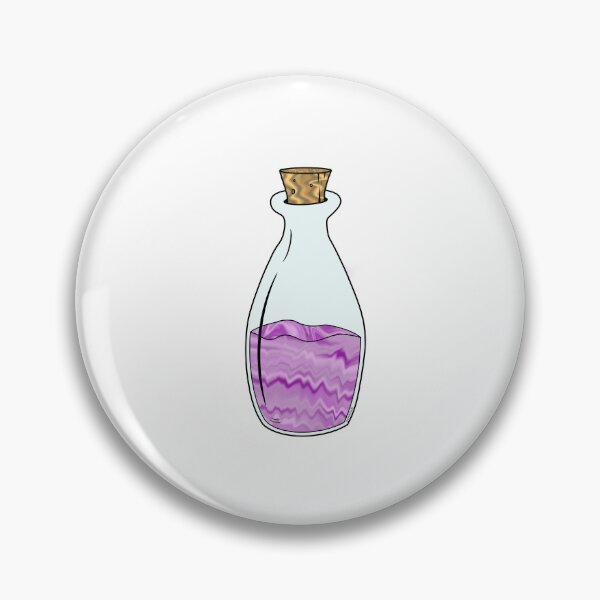 Item preview, Cute purple and pink potion bottle  designed and sold by merksucks.