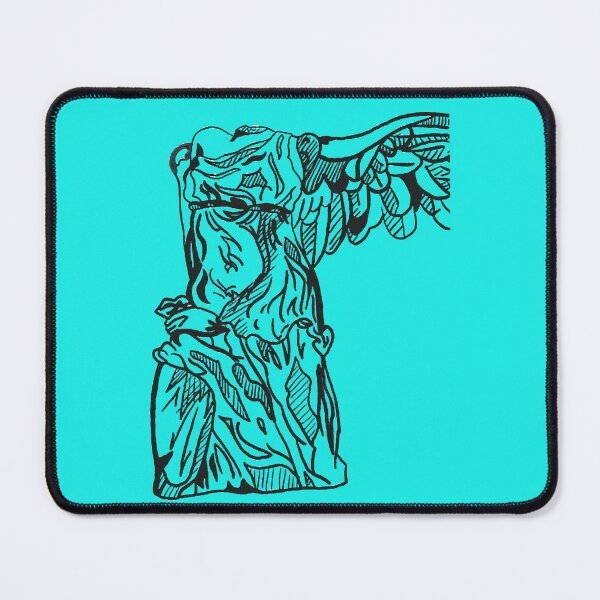 Item preview, Winged victory Greek statue lineart designed and sold by wudesignscom.