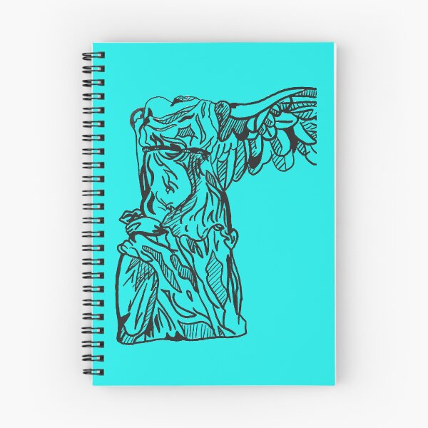 Item preview, Winged victory Greek statue lineart designed and sold by wudesignscom.