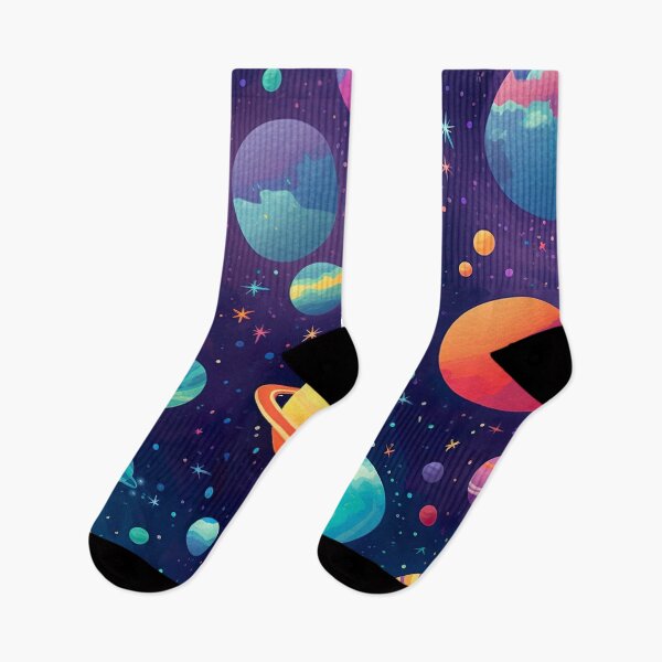 Item preview, Colorful planets in space designed and sold by unknown-places.