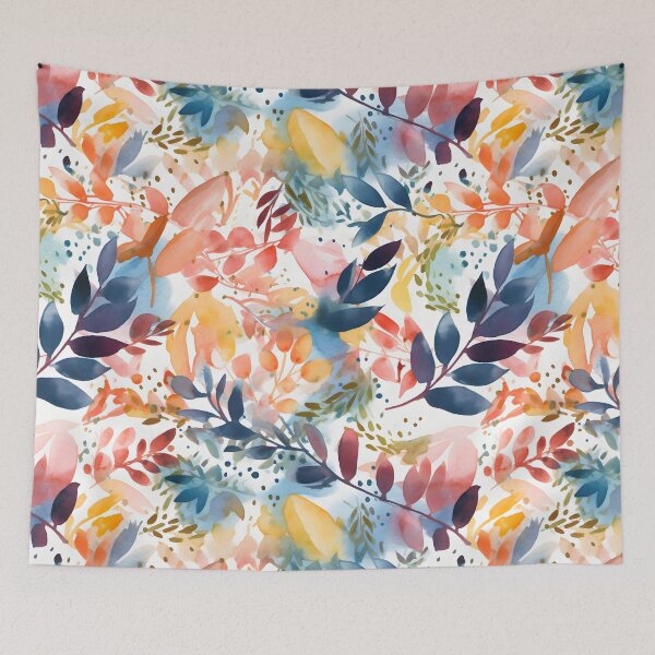 Item preview, Expressive Watercolor Tropical Leaves Floral Patterns designed and sold by Wonder Of Light.