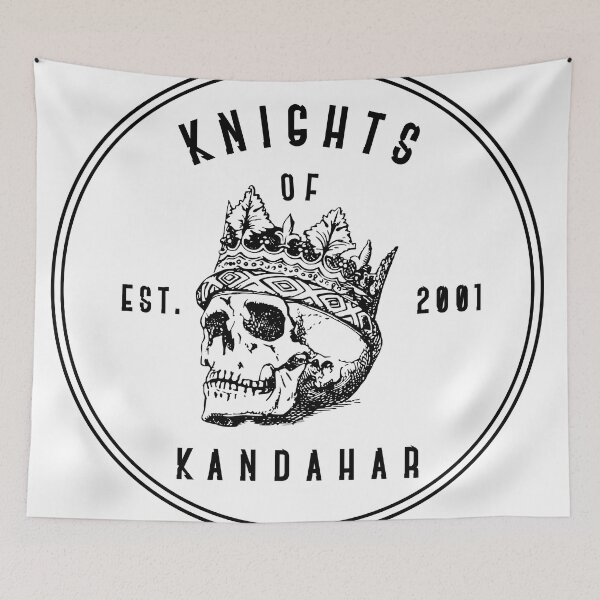 Artikelvorschau, Schädel und Krone der Ritter von Kandahar, klarer Hintergrund entworfen und verkauft von BroManceWear.