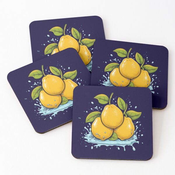 Item preview, Lemons falling into the water designed and sold by No-No-Name.