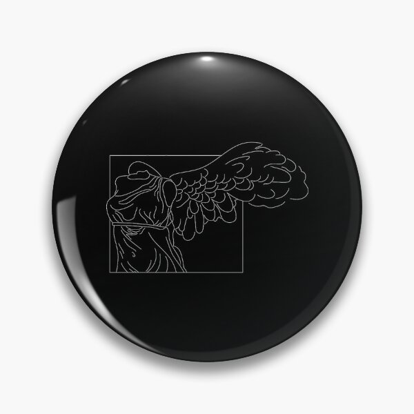 Item preview, Winged Victory of Samothrace - White Outline designed and sold by wudesignscom.
